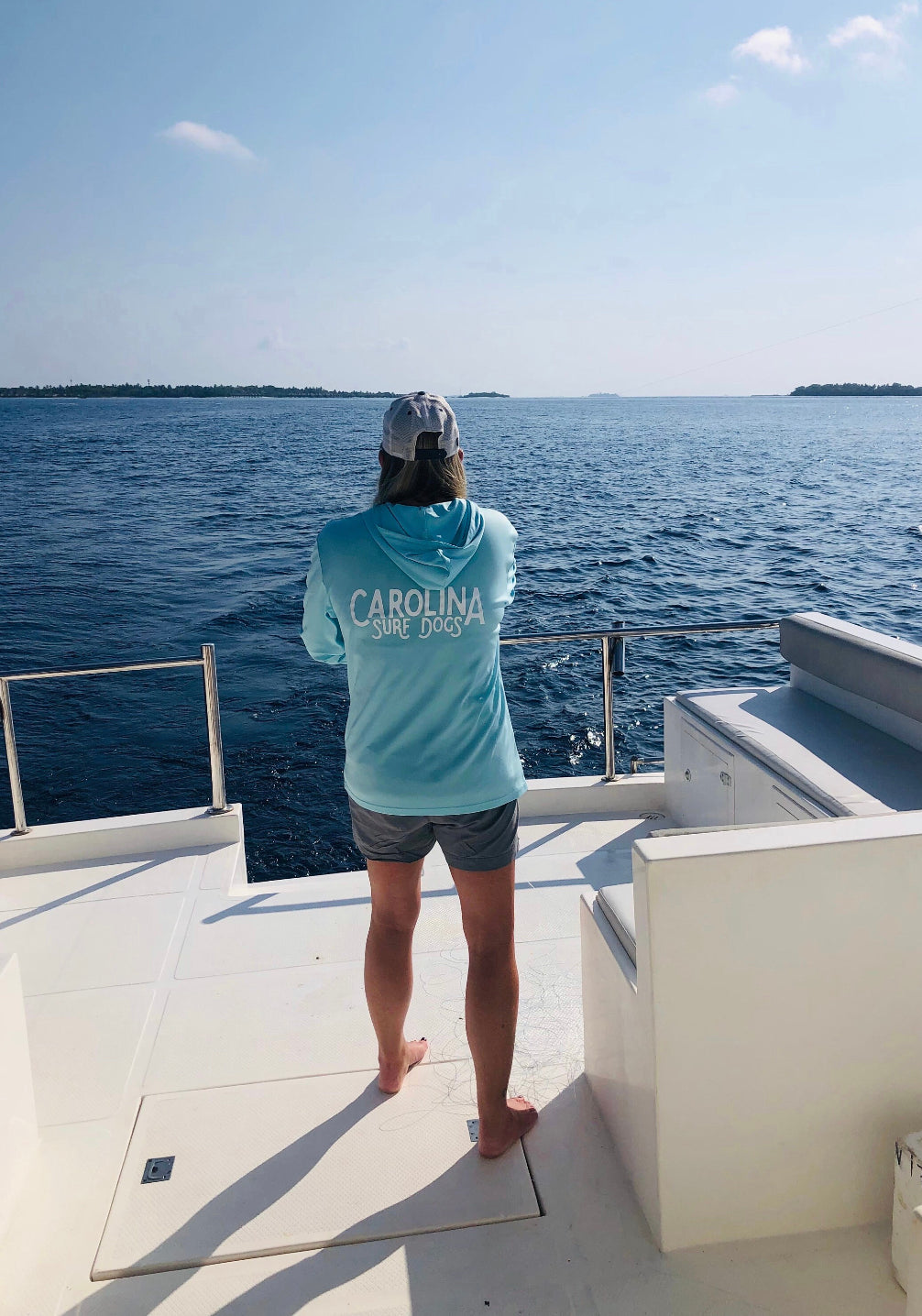 Carolina Surf Dogs UPF 50+ Hooded Sun Shirt