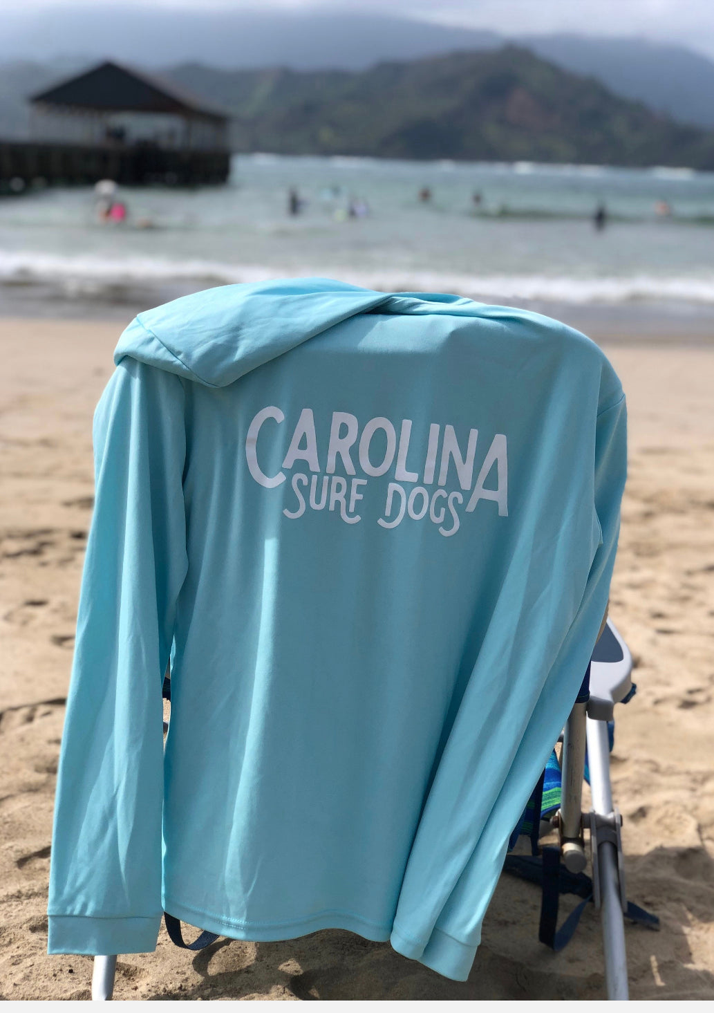 Carolina Surf Dogs UPF 50+ Hooded Sun Shirt