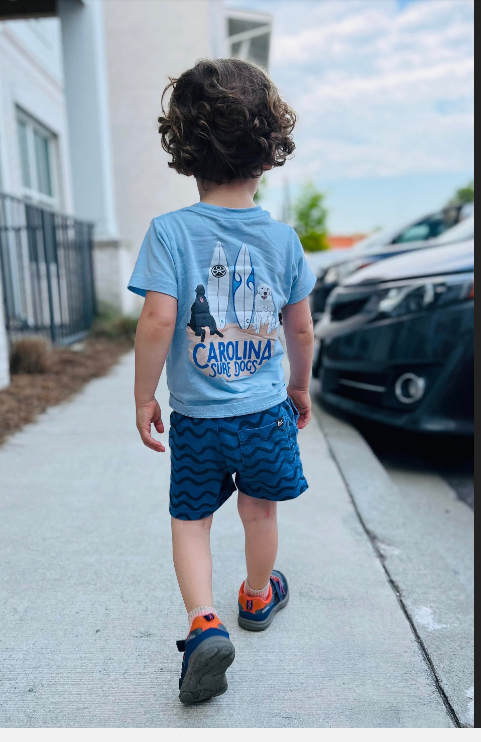 Toddler & Youth size Carolina Surf Dogs t-shirt