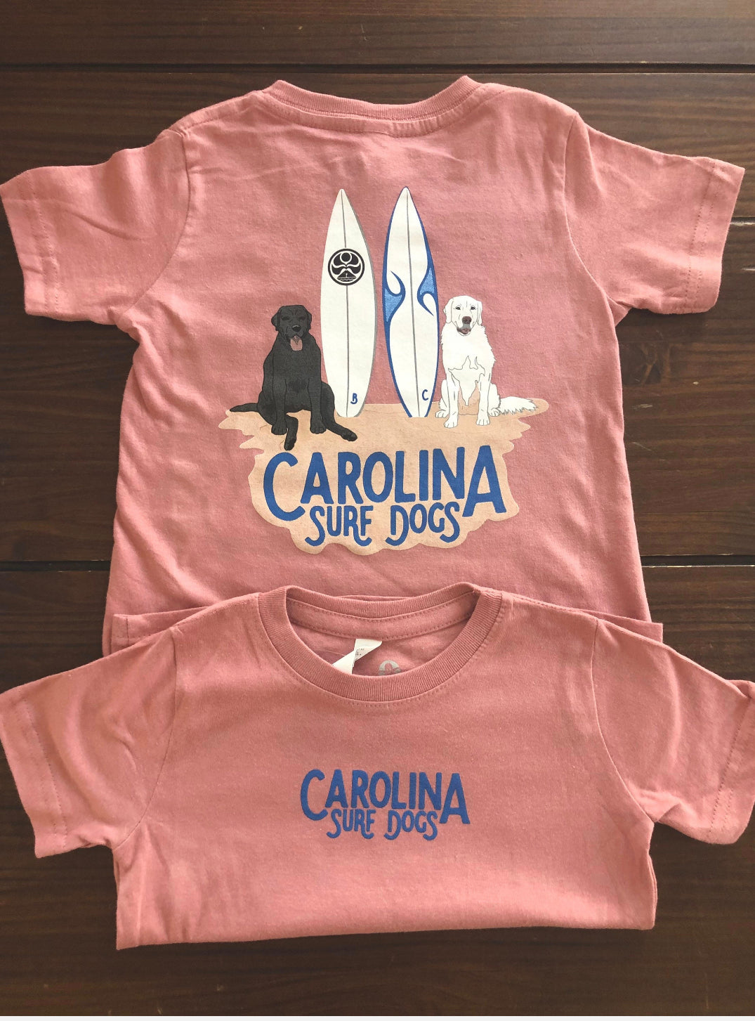 Toddler & Youth size Carolina Surf Dogs t-shirt